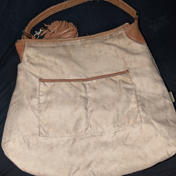 Michael Kors Tan Leather Shoulder Bag